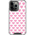 Plush Pink Hearts iPhone 16 Pro Clear Case